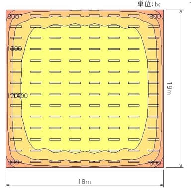 LT40-30T8照度分布画像