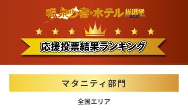 温泉宿ホテル総選挙　部門