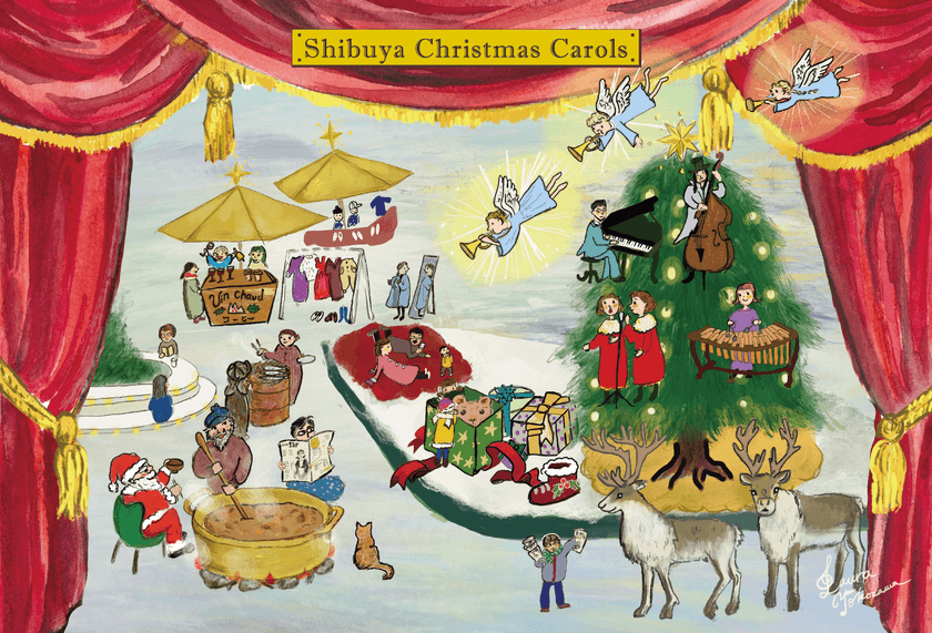 無料ライブ“Shibuya Christmas Carols LIVE!”を
渋谷キャスト ガーデンにて12/19(日)開催