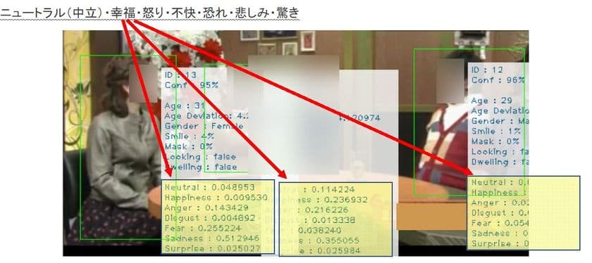 ダイナフレックス株式会社が
顔面認識ソフトウェア『DeepSight』に
新たに「感情分析機能」を追加！