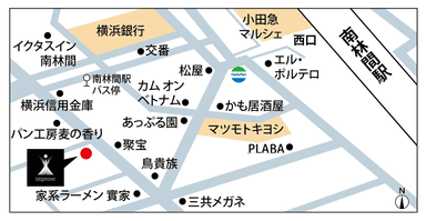 improve南林間店　地図