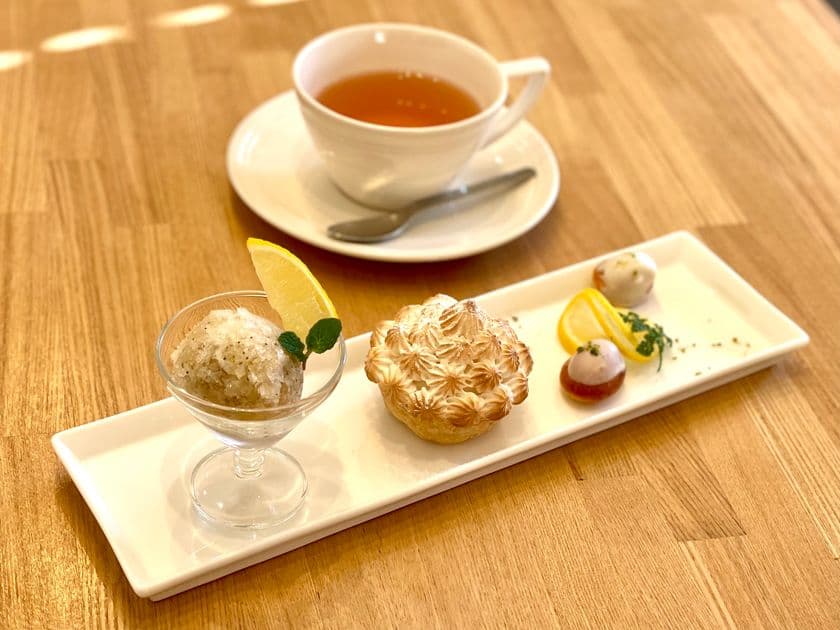 紅茶専門店amsu tea house(アムシュティーハウス)が
8日間限定メニュー『レモンパイプレート』を
1月24日よりスタート！