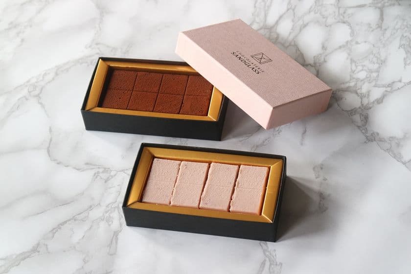 海老名のチョコレート専門店CHOCOLATERIE SANDGLASS
　バレンタインへ向けて、「海老名いちご」を使用した
とろける生チョコが新登場！
こだわりのチョコレートスイーツを全国へお届けする
公式通販サイトもオープン