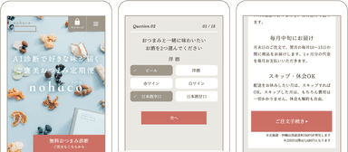 step01　無料おつまみ診断イメージ