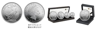 銀貨4種セット／2ポンド銀貨