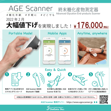 AgeScanner価格改定