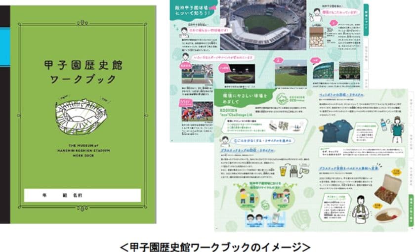 阪神甲子園球場の歴史や環境への取り組みが学べる
【学校団体限定】「甲子園歴史館ワークブック」の
無料配布を開始