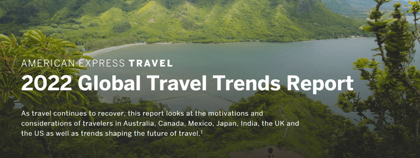 2022 Global Travel Trends Report: 
世界7カ国で調査した、最新の旅行トレンドを紹介　

