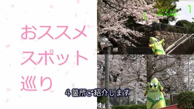 動画内映像：おすすめスポット巡り