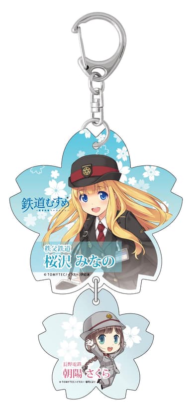 アクリルキーホルダー(秩父鉄道ver)　イメージ