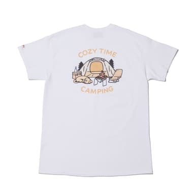 “COZY TIME”S/S TEE ホワイト バッグ