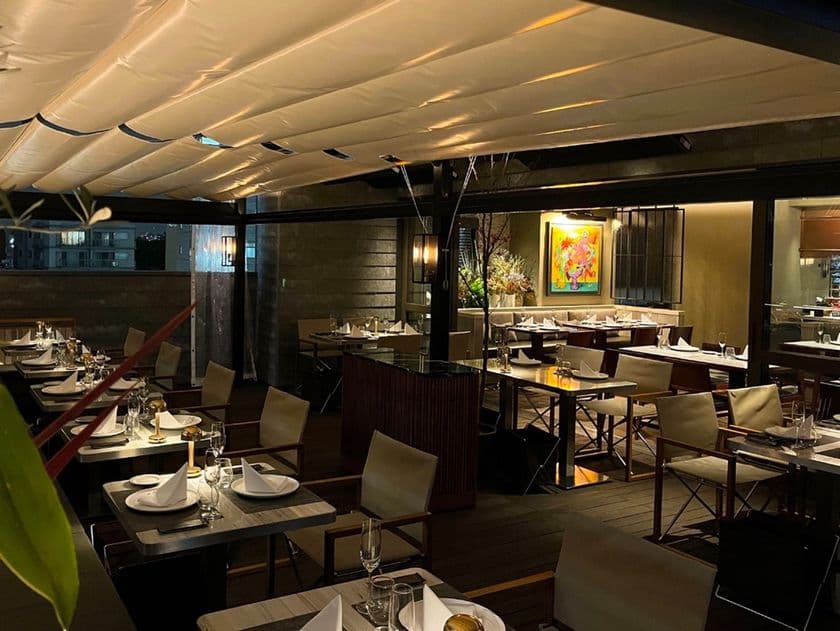 2022年4月オープンの「BALCONE SHIBUYA」、5月1日より
心地いい風を感じながら優雅な食事を楽しむテラス席を開放