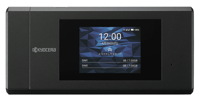 京セラ製5G対応デバイス「K5G-C-100A」
Enterprise Mobility Management(EMM)に対応
