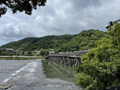 京都嵐山渡月橋
