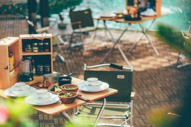各ブースにBBQアイテムをご用意