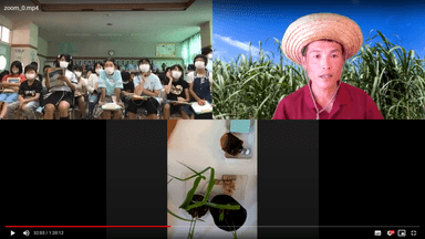小学校向けの体験案内の様子