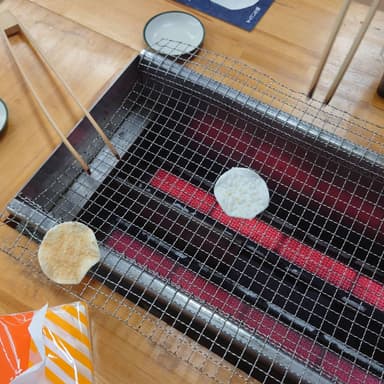 手焼きせんべい体験