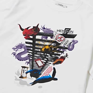 デザインTシャツ -COLLAGE- 仮面ライダー電王(3)