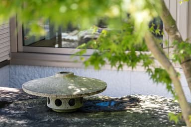 父から受け継いだ灯篭