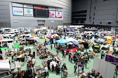 2021年10月に開催された「アソモビ」会場の様子(埼玉スーパーアリーナ)