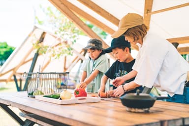野菜を切るのも経験に