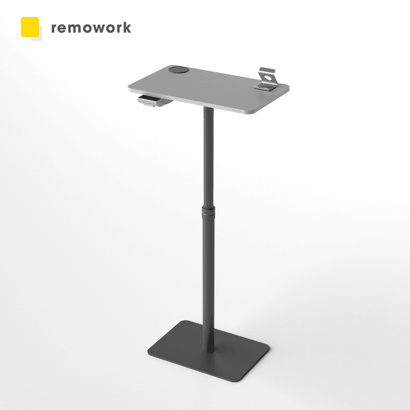 5日で150万売り上げた！
軽い昇降式テーブル「Remotable(リモテーブル)」が
Makuakeにて7月30日まで販売中
