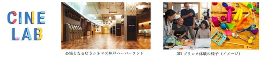 映画館を街のにぎわい発信基地に／
OSシネマズ神戸ハーバーランド
夏休みの自由研究は映画館で完成させよう！
7/30（土）～8/21（日）
「CINE LAB」でSTEAM教育を体験