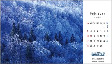 (2月)写真を見せるデザインです