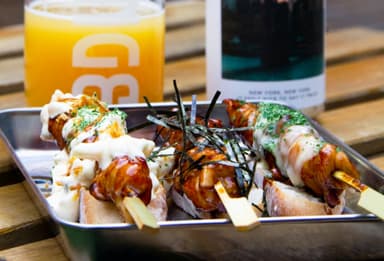 クラフトビール＆焼き鳥3本