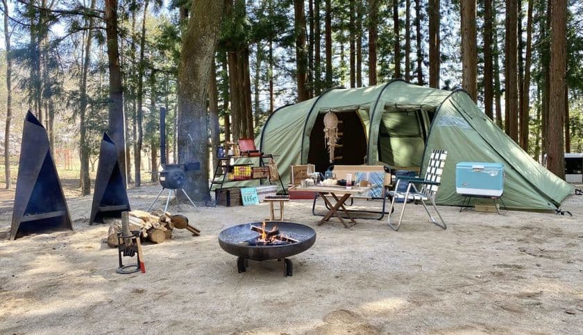 長野県駒ヶ根市にあるキャンピングリゾートに7月23日より
キャンプエリア「Forest」(全21サイト)が新規オープン