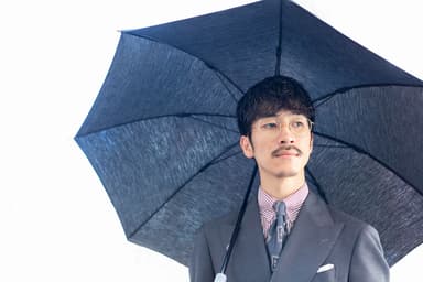 デニム傘　(1)