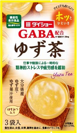 機能性表示食品　GABA配合 ゆず茶