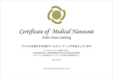 加工証明書