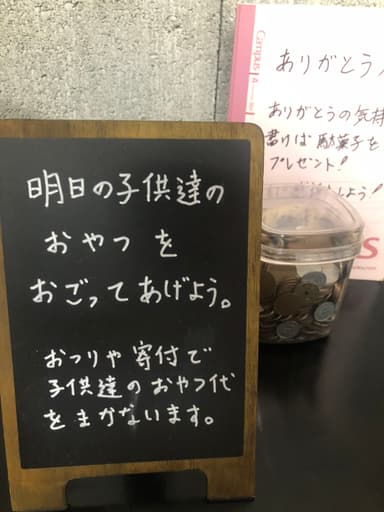募金箱の説明