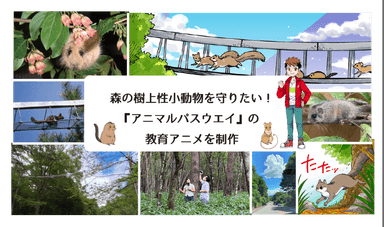 アニマルパスウェイ啓発アニメ制作支援のお願い！！