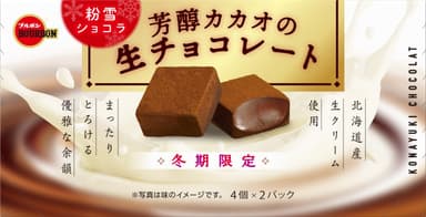 粉雪ショコラ芳醇カカオの生チョコレート