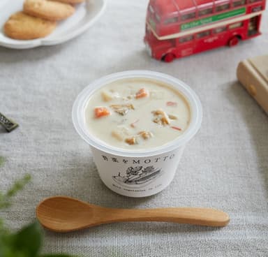 あさりと国産野菜の濃厚クリーミーなクラムチャウダー