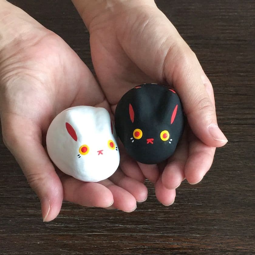 縁起物3つが詰まったユニークな「張り子」を販売！　
干支 うさぎ、招き猫、てんとう虫がギュッと1つに！