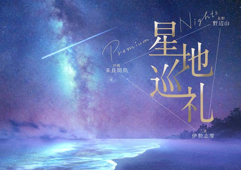 美しい３つの「星地」を巡る、至福のプラネタリウム作品
『星地巡礼 -Premium Nights-』
プラネタリアTOKYO・プラネタリウム天空で2023年1月27日(金)より上映決定!!