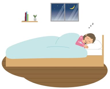 休息しながら