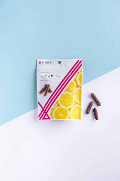 チョコがかかったレモンピール