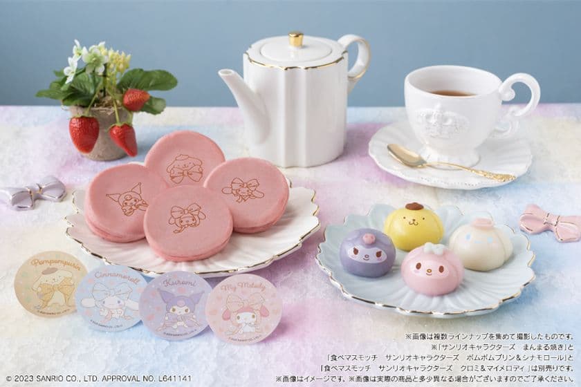 サンリオキャラクターズのかわいい“もちもち和菓子”が
2週連続で全国のファミリーマートに新登場！