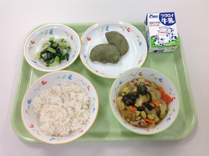 未来を担う次世代スーパーフード“藻”を通じて食料危機を学ぶ　
世界初“藻”を使った“グリーン給食”6/13(火)静岡県袋井市にて提供
