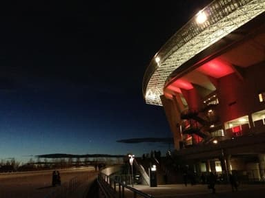 フォトコンテスト入賞「“わたしの好きな浦和”賞」-原田暁美さんの作品「埼玉スタジアムの宵」