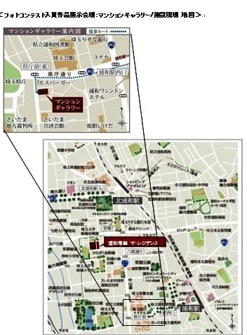 フォトコンテスト入賞作品展示場所MAP