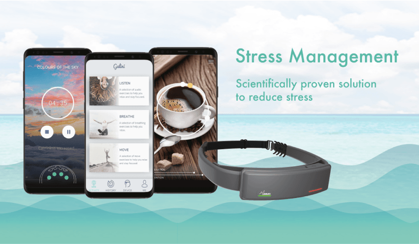 自分でストレス管理が可能！
脳波センサリング・ヘッドバンド新型機「SenzeBand 2」と
専用アプリ「Galini」 or 脳トレゲーム「Memorie」
どちらかを選択制でセット販売！7月24日発売