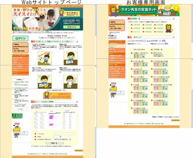 webサイトトップページ