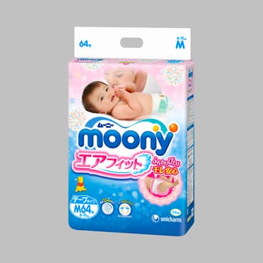 『ムーニー エアフィット』Mサイズ 64枚