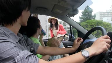 海への出発のシーン