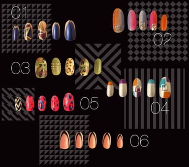 ネイルアートサンプル